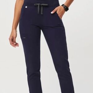 Figs scrubs jogger navy blue